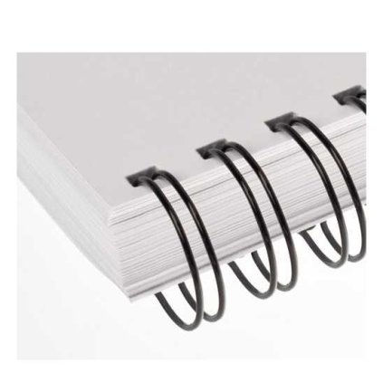 RENZ fém kötésgerincek (2/1") 38 mm - 20 db, fekete