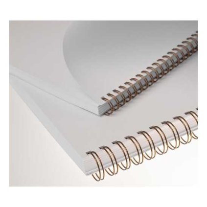 RENZ fém kötésgerincek (3/1") 12,7 mm - 100 db, bronz