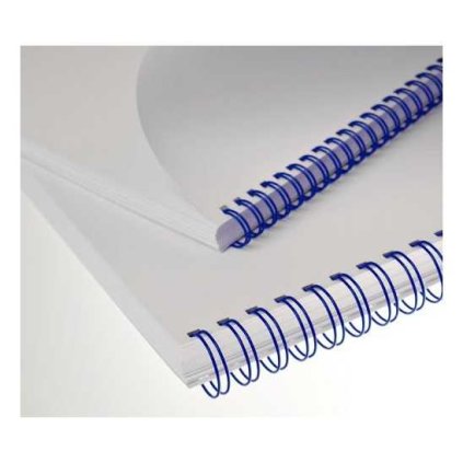 RENZ fém kötésgerincek (3/1") 6,9 mm - 100 db, kék