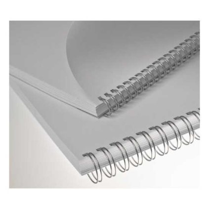 RENZ fém kötésgerincek (3/1") 6,9 mm - 100 db, ezüst