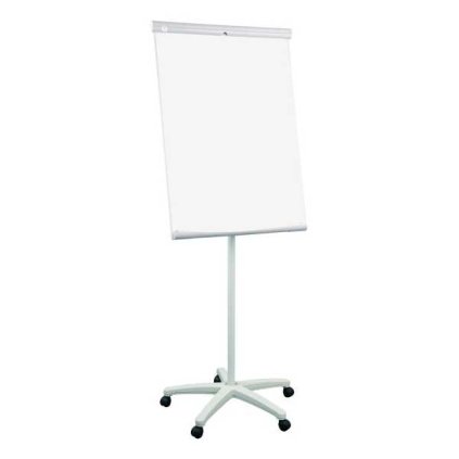 Eurosupplies Basic flipchart 70 x 100 cm - kerekekkel, fehér