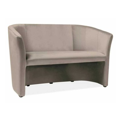 Cuba Velvet kanapé, kétüléses, világos barna