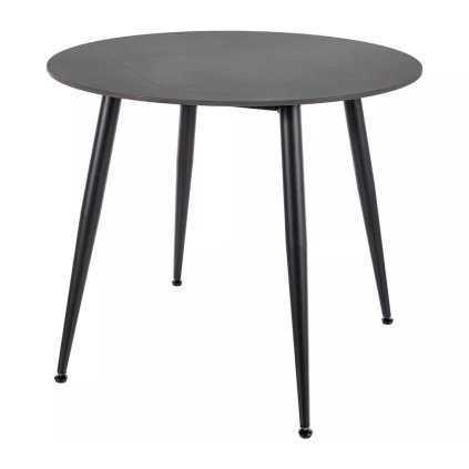 Rion étkezőasztal - 90 cm átmérő, fekete