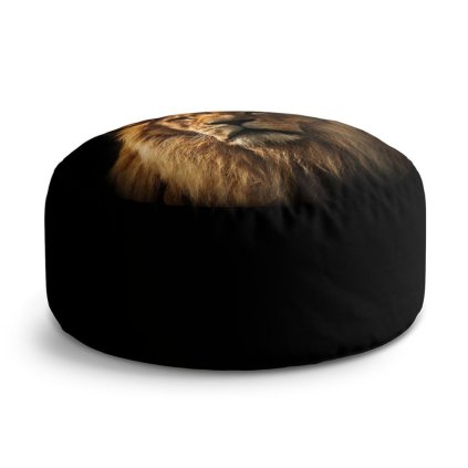 Circle zsámoly oroszlán, fekete