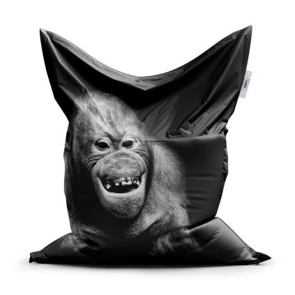 Classic babzsák orangután - gyerek, szürke / fekete