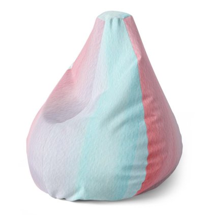 Pear babzsák vattacukor - gyerek, rózsaszín / türkiz