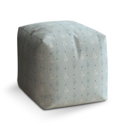 Cube zsámoly kék és fehér levelek, szürke