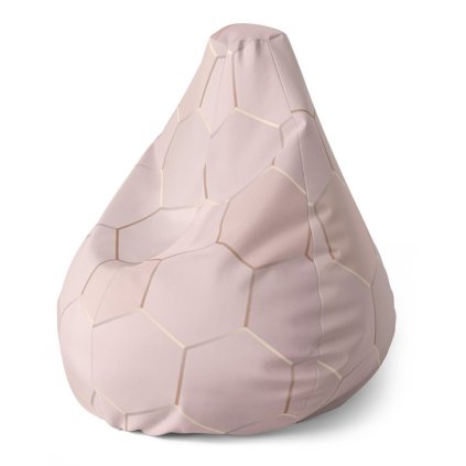 Pear babzsák rose gold, rózsaszín