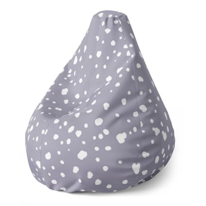 Pear babzsák fehér pöttyök lilán - gyerek, lila