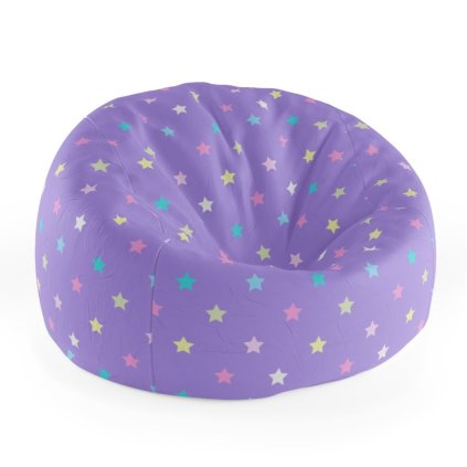 Cocoon babzsák csillagok lilán, lila
