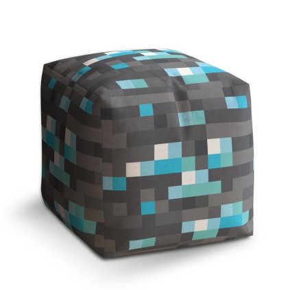 Cube zsámoly Blocks 1, szürke / kék