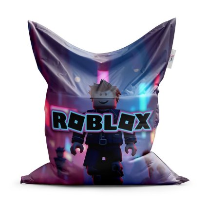 Classic babzsák Roblox neonváros - gyerek, színes