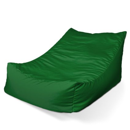 Lounge babzsák sötétzöld, zöld