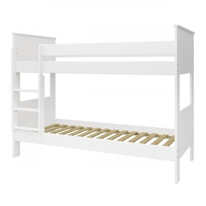 Albrim emeletes ágy 90 x 200 cm, fehér matt