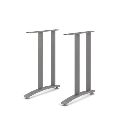 Modulo asztalokhoz zárólábak, szürke