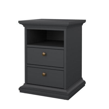 Provence éjjeliszekrény, szürke