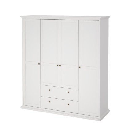 Provence III szekrény, fehér