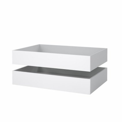 Simplicity ágy alatti fiókok - szélesség 99 cm, 2 db, fehér fényes