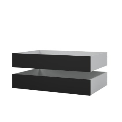 Simplicity ágy alatti fiókok - szélesség 99 cm, 2 db, fekete matt