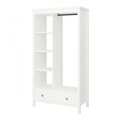 Tuan szekrény nyitott, fehér