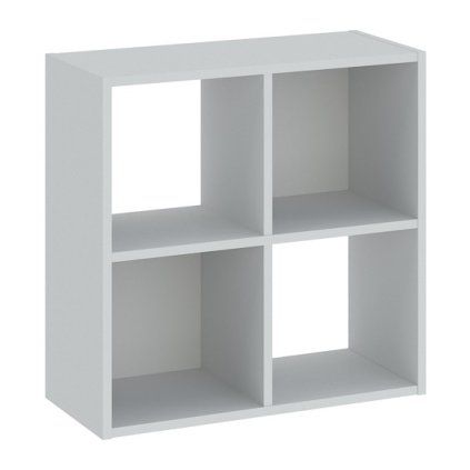 Sinde polcrendszer 2x2, fehér