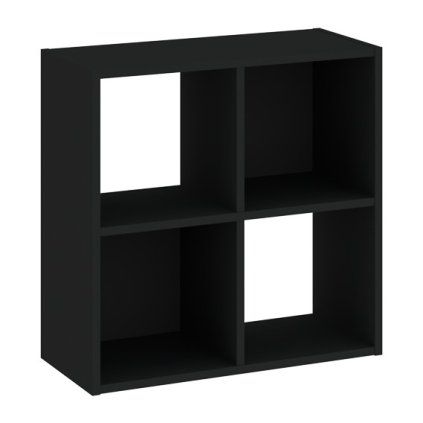 Sinde polcrendszer 2x2, fekete