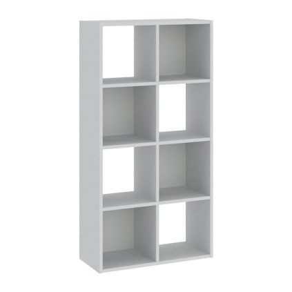 Sinde polcrendszer 2x4, fehér