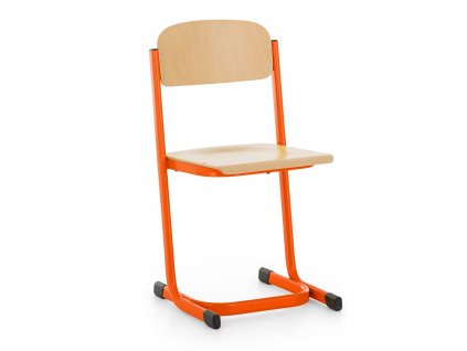 Školní židle Denis - vel. 4, oranžová - ral 2004