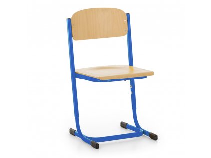 Školní židle Denis, nastavitelná - vel. 2-4, světle modrá - ral 5015