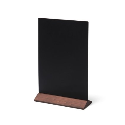 Dřevěný menu stojánek 21 x 30 cm, tmavě hnědá