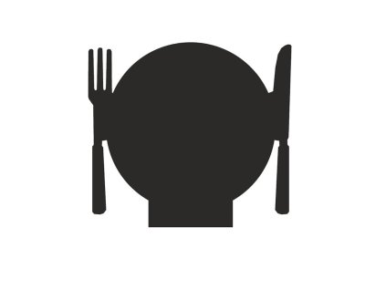 Deska HPL černá popisovatelná, restaurace, černá
