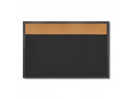 Combi Board blackboard / korek 60 × 90 cm, černá
