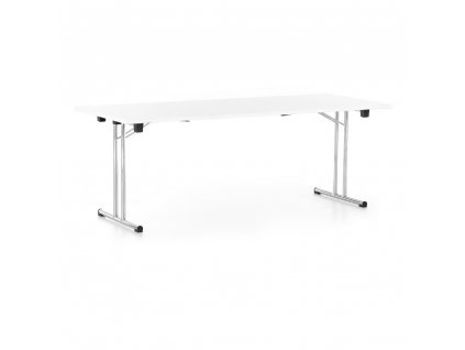 Skládací stůl 200 x 80 cm, bílá