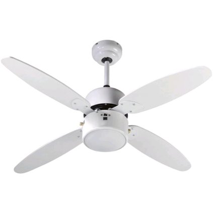 Stropní ventilátor Linares, bílá