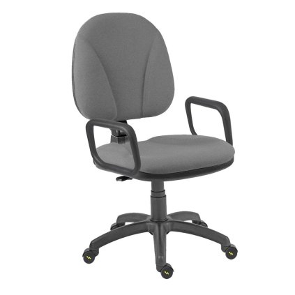 Pracovní židle Ergo Antistatic s područkami, šedá