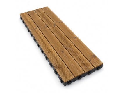 Dřevěná dlažba Linea CombiWood 40 x 118 x 6,5 cm, přírodní dřevo