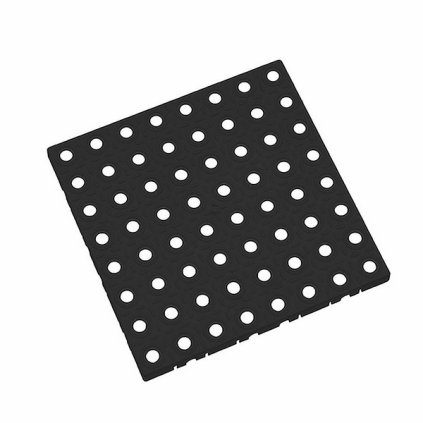 Podložka pod židli AvaTile 128 x 128 x 1,6 cm, černá