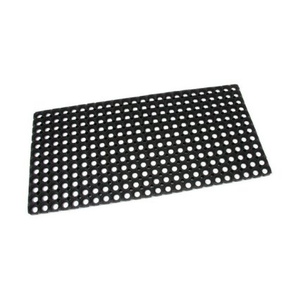 Gumová čisticí rohož Honeycomb 50 x 100 x 1,6 cm, černá