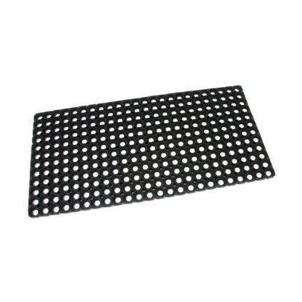 Gumová čisticí rohož Honeycomb 50 x 100 x 2,2 cm, černá
