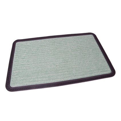 Textilní čisticí rohož Stripes 50 x 80 x 0,8 cm, zelená