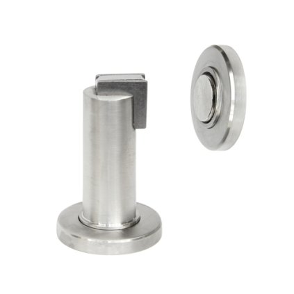 Magnetická dveřní zarážka RK.ZAR.008, nerez