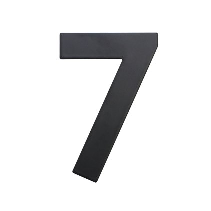 Domovní číslo "7", RN.75L, černá