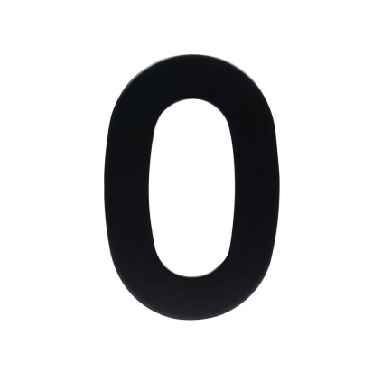 Domovní číslo "0", RN.95L, černá