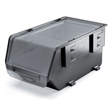 Úložný box uzavíratelný 39,3 × 28,3 × 19,2 cm, černá