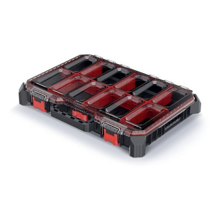 Organizér C, 54,3 cm, nízký s přihrádkami, černá