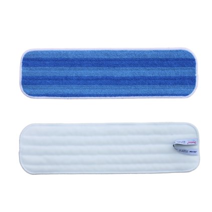 Mop na suchý zip Premium, 47 cm - mikrovlákno, modrá