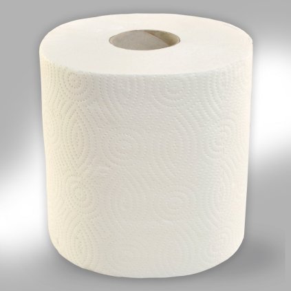 Papírové ručníky v rolích MAXI 2vrstvé 100 m – 6 rolí, bílá