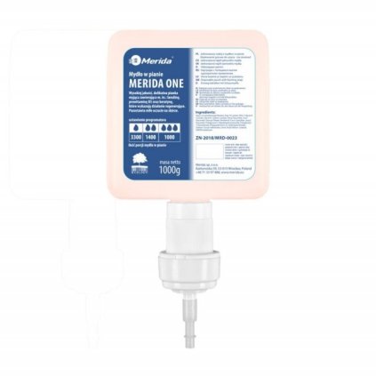 Pěnové mýdlo Merida ONE SENSITIVE pro dávkovač Merida ONE 1000 g, čirá