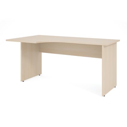 Ergonomický stůl Impress 160 x 90 cm, levý, javor