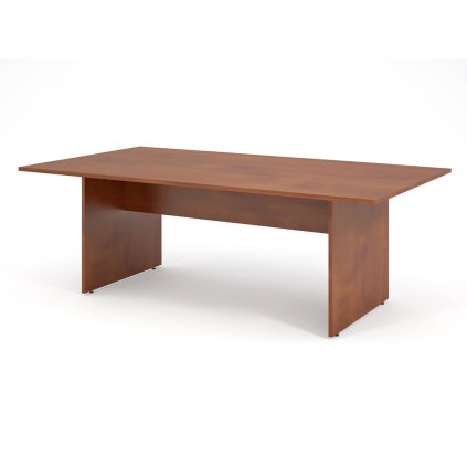Jednací stůl Impress 220 x 120 cm, tmavý ořech